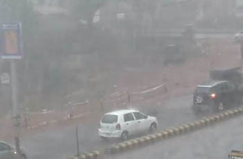 heavy rain